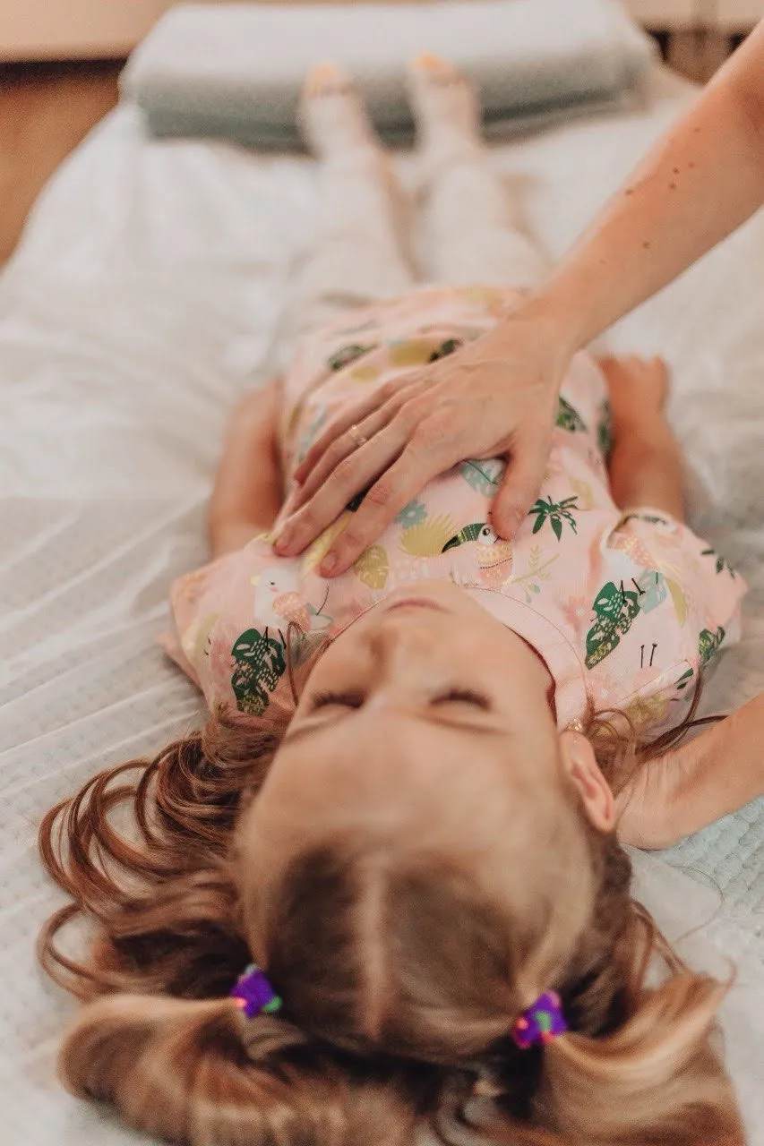 Osteopathy for children — gentle work with an infant